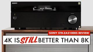 Is 8K BETTER than 4K? SONY RECEIVER Review STR-ZA2100ES AV Receiver