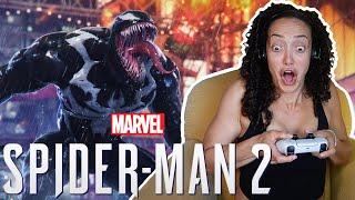 WRITER gets TOO HYPE to the game play reveal trailer - SPIDER-MAN 2 reaction - new-gamer watches #22