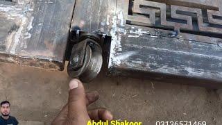 how to install rolling gate wheels  sliding gate wheel  sliding gate wheel installation  sliding