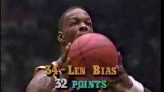 Len Bias vs Duke 41 Points 12586 1420 FGs 1313 FTs