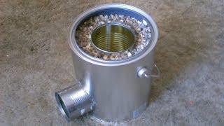 Homemade TIN CAN Rocket Stove - DIY Rocket Stove - Awesome Stove - EASY instructions