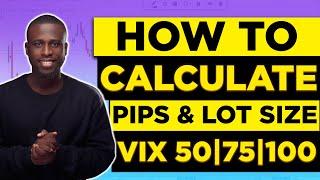 How To Calculate Volatility Indices Pips  Its Easy