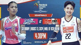 CREAMLINE vs. CIGNAL - Full Match  Semifinals  2024 PVL Reinforced Conference