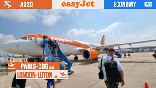 easyJet for the first time Was it bad?  Paris-CDG - London-Luton  Economy Class Flight review