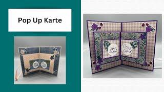 Pop Up Karte Mit den Produkten von StampinUP