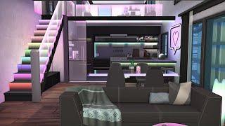 Neon Loft Apartment 701 Zenview Apartment  Sims 4 Speed Build Stop Motion NO CC