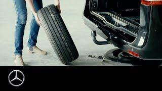 Mercedes-Benz Vito  How To Remove The Spare Tire