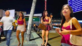 4K How is Thailand Now? Pattaya Beach Road Freelancers