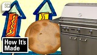 How Fireworks Apple Pie Pools & Gas Barbecues Are Made  How It’s Made  Science Channel