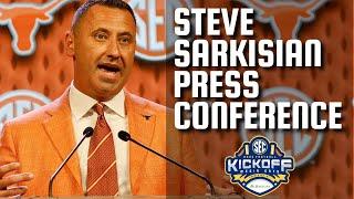 Texas HC Steve Sarkisian Press Conference at SEC Media Days Joining SEC Championship Goals & More