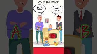 Amazing father detective Riddle Who is the Dad?  Hindi Paheli #shorts #puzzle #jasoosipaheliyan