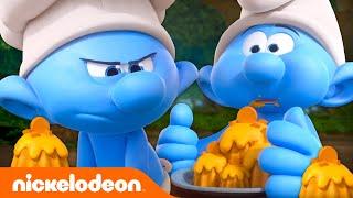 The Smurfs Cook KITCHEN DISASTERS Without Chef  Nickelodeon Cartoon Universe