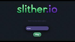 АРИНА ИГРАЕТ В СЛИЗЕРИО slither.io. Игра про червячков и цветных звездочек