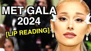 Met Gala 2024 Lip Reading