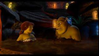 Shrek and Fiona in a mud bath fart alert