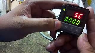 Temperature controller REX C100 Lesson #2 with practical parameters detail.