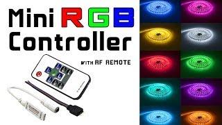 Color Changing Mini RGB Controller with RF Remote MCBRF RGB4
