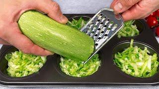 The most delicious zucchini recipe I cook them every day Very quick and tasty