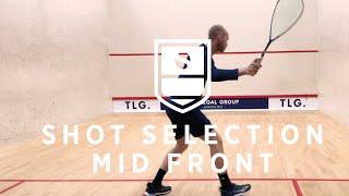 Squash Tips&Tricks Shot selection mid front