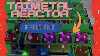 Tier 5 *EFFICIENT* Trimetal Reactor Farm 30x30  Roblox Factory Simulator