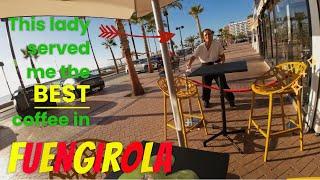 Fuengirola walking tour Costa del Sol Spain Early morning Late September 2024