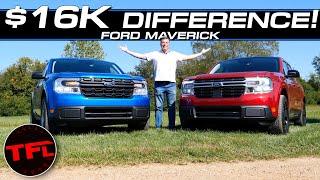 HANDS ON with the Least & Most Expensive New Ford Maverick - The Differences Will Surprise You