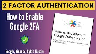 How to Enable 2 Factor Authentication  2FA for Crypto Trading Apps Binance Kucoin Bybit Okx