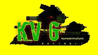 How To Draw Cartoon Tank KV-6 Laboratory  HomeAnimations - Cartoons About Tanks