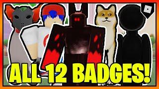 How to get ALL 12 BADGES in TREVOR CREATURES TEST  Roblox