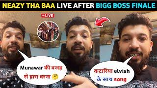 Neazy First live on instagram after bigg boss Finale।।Neazy tha baa bigg boss ott 3।।sana makbul