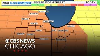 Heat advisory in Chicago with severe storms Monday night