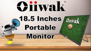 Oiiwak 18.5 inch Large Frameless Travel Gaming Monitor