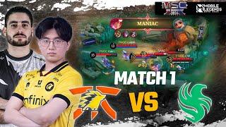 GAME PERTAMA ONIC CW LANGSUNG SAVAGE LETSGO ONIC - ONIC VS FALCON MATCH 1