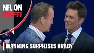 Peyton Manning surprises Tom Brady at Patriots HOF induction  NFL on ESPN