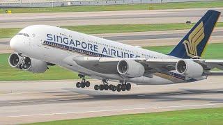 30 BIG PLANE TAKEOFFS from ABOVE  Plane Spotting at Hong Kong Airport HKGVHHH