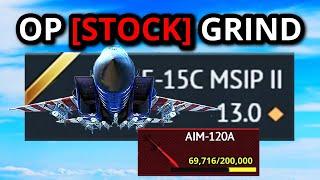 MY INSANELY OP F-15C STOCK GRIND EXPERIENCE fox3 changed War thunder forever