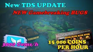 New TDS Update = More Gamebreaking Glitches Infinite Gems + Coins  Tower Defense Simulator