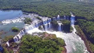 DRONE footage  Iguazu Falls