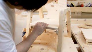 DIY Height Adjustable Kids Chairs  DIY WoodWorking For Aug16