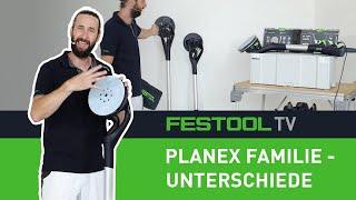 Die PLANEX Familie - Unterschiede der Festool Langhalsschleifer Festool TV Folge 277