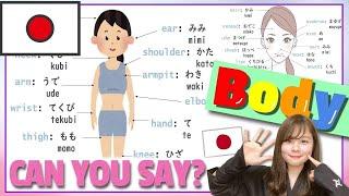 【 Body Parts in Japanese  からだのパーツ】faceかお bodyからだ mouthくち handてvocabulary