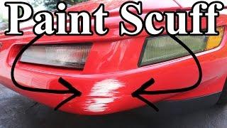 How to Remove Paint Scuffs On Your Car Paint Transfer