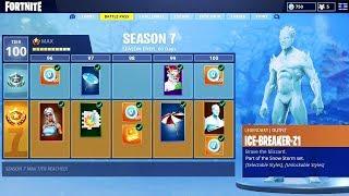 *NEW* SEASON 7 TIER 100 SKIN Fortnite Season 7 Battle Pass MAX Tier Skin