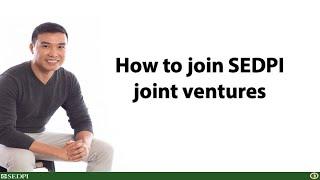 Vince Rapisura 310 How to join SEDPI joint ventures