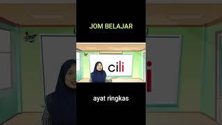 #Shorts Jom Belajar ayat ringkas  gabungan suku kata