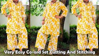 Very Easy Co-ord Set Cutting And Stitching  Stitch By Stitch