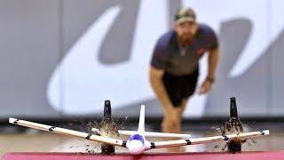 Airplane Trick Shots  Dude Perfect