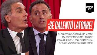 ¡SE CALENTÓ #Ruggeri quiso meter un chiste cuando #Latorre opinaba sobre el #VAR y...