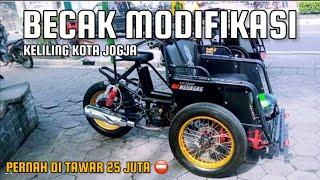 PERNAH DI TAWAR 25 JUTA‼️BECAK MOTOR MODIFIKASI‼️ KELILING JOGJA PALING SERU • KEREN BANGET 