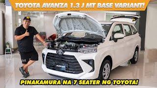 Base Variant Heroes  Toyota Avanza 1.3 J MT  PINAKA MURA NA 7 SEATER TOYOTA  TESTDRIVE PH